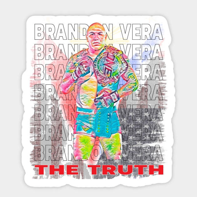 Brandon "The Truth" Vera Sticker by FightIsRight